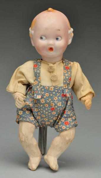 Appraisal: Very Rare Recknagle Googly Doll Description German bisque socket head