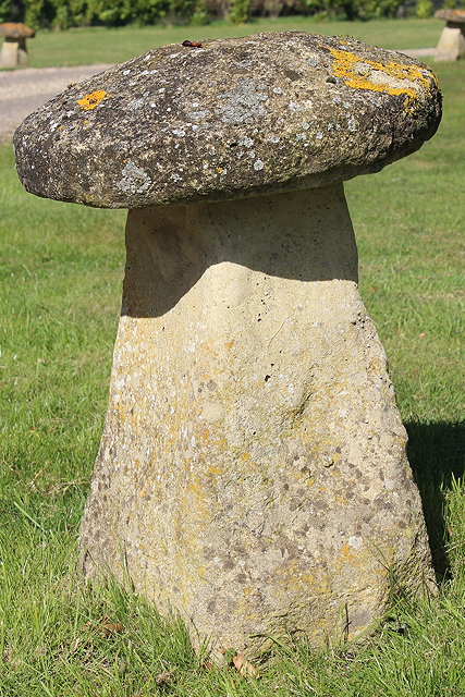 Appraisal: A SET OF SIX RECONSTITUTED STONE STADDLE STONES each approximately