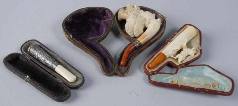 Appraisal: Lot of Meerschaum Cigar Holders Description to s All in