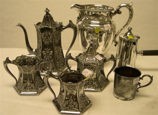 Appraisal: Forbes Co quadruple plate four piece tea service including a