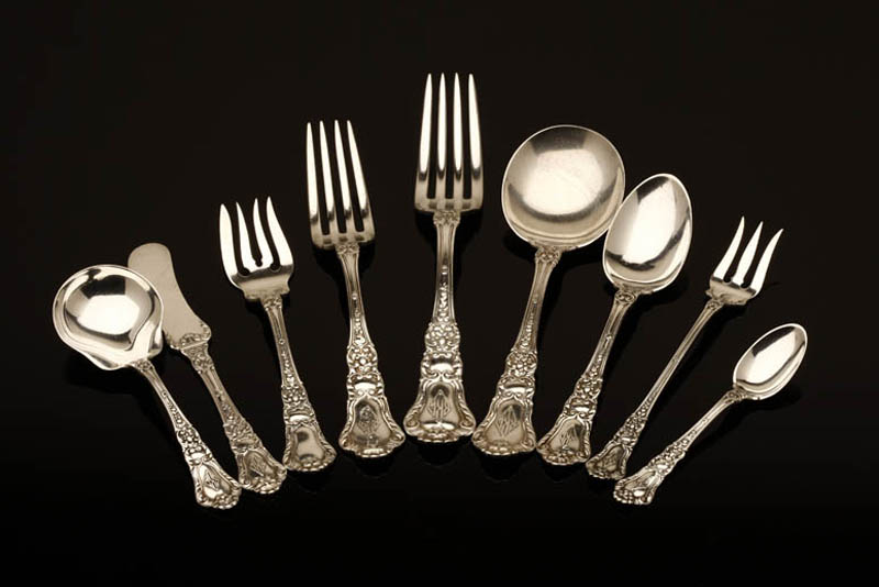 Appraisal: A Gorham 'Old Baronial' sterling flatware service A Gorham 'Old