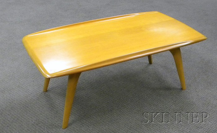 Appraisal: Heywood-Wakefield Maple Coffee Table ht lg wd in