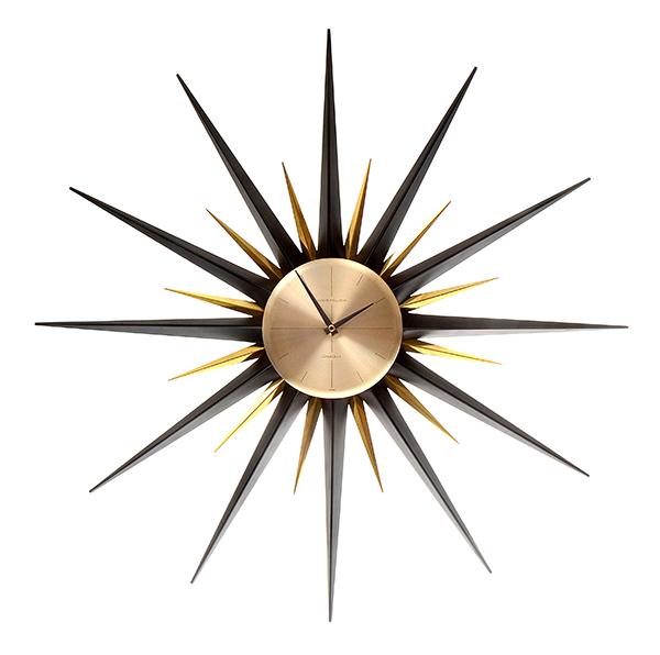 Appraisal: JAPANESE STAR WALL CLOCK BY WESTCLOX c s black and