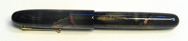 Appraisal: NAMIKI Maki-e Pavillion Emperor Fountain Pen Painted using the ancient