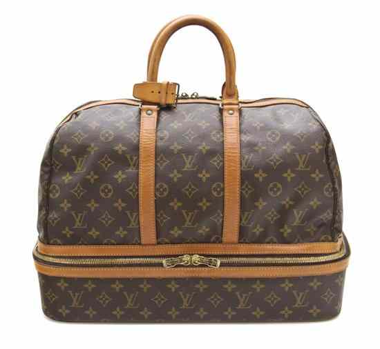 Appraisal: A Louis Vuitton Monogram Canvas Softsided Train Case interior side