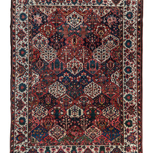 Appraisal: A Bakhtiari Wool Rug Circa feet inches x feet inches