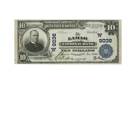 Appraisal: National Bank Note Fr Estimate -