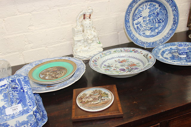 Appraisal: COPELAND SPODE ITALIAN BLUE AND WHITE DISH AND COVER further