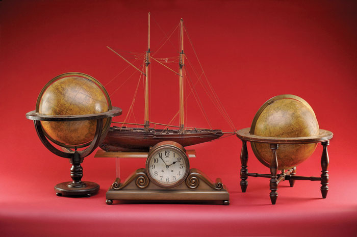 Appraisal: LORING'S CELESTIAL GLOBE ON STAND The globe engraved with known