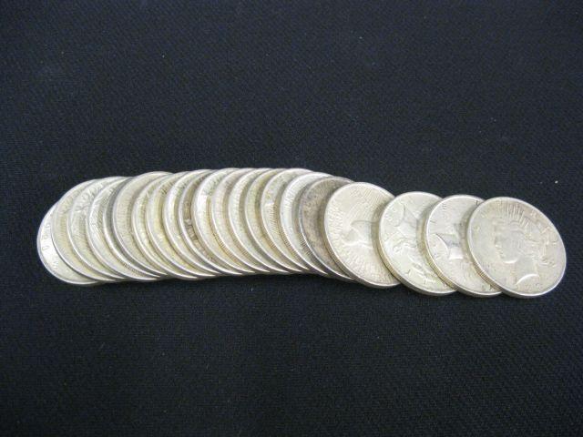 Appraisal: - Peace Silver Dollars circulated