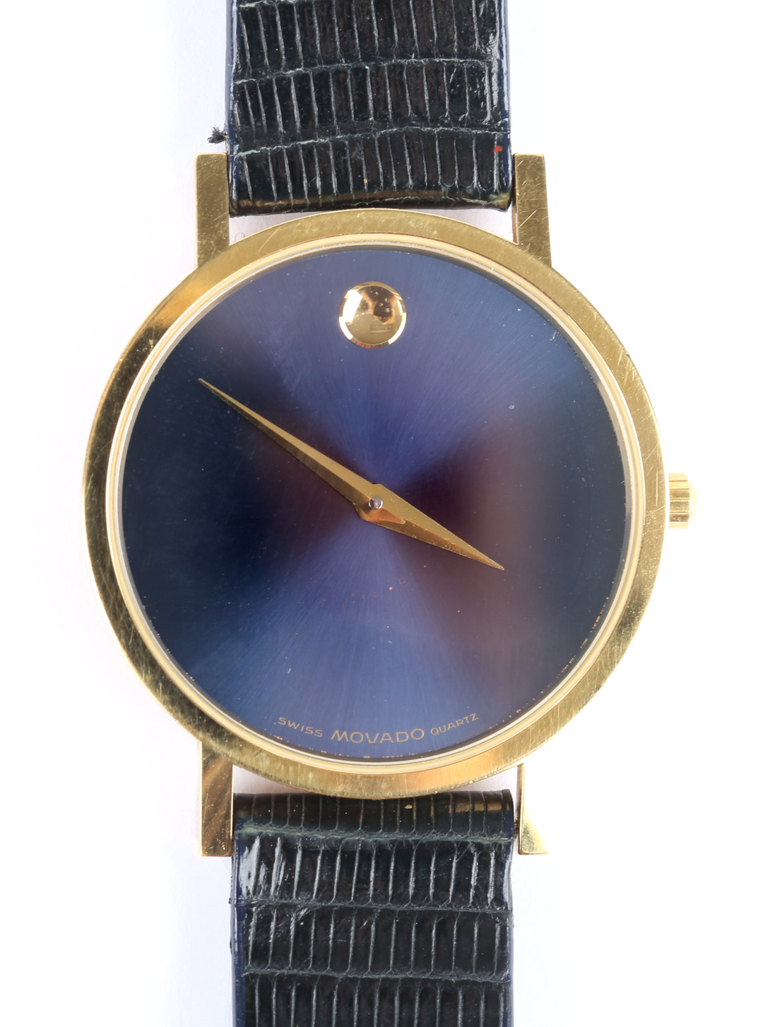 Appraisal: A Gentlemen's Movado Museum Watch gold plated stainless steel water