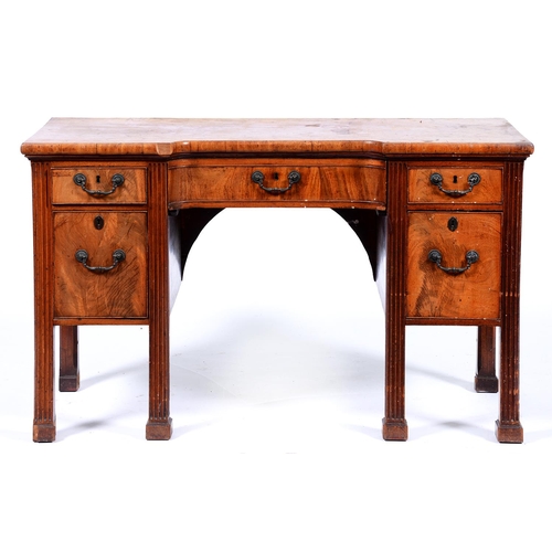 Appraisal: A mahogany sideboard in George III style late th c