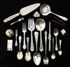 Appraisal: PCS MISC STERLING FLATWARE - Including Forks makers mark A