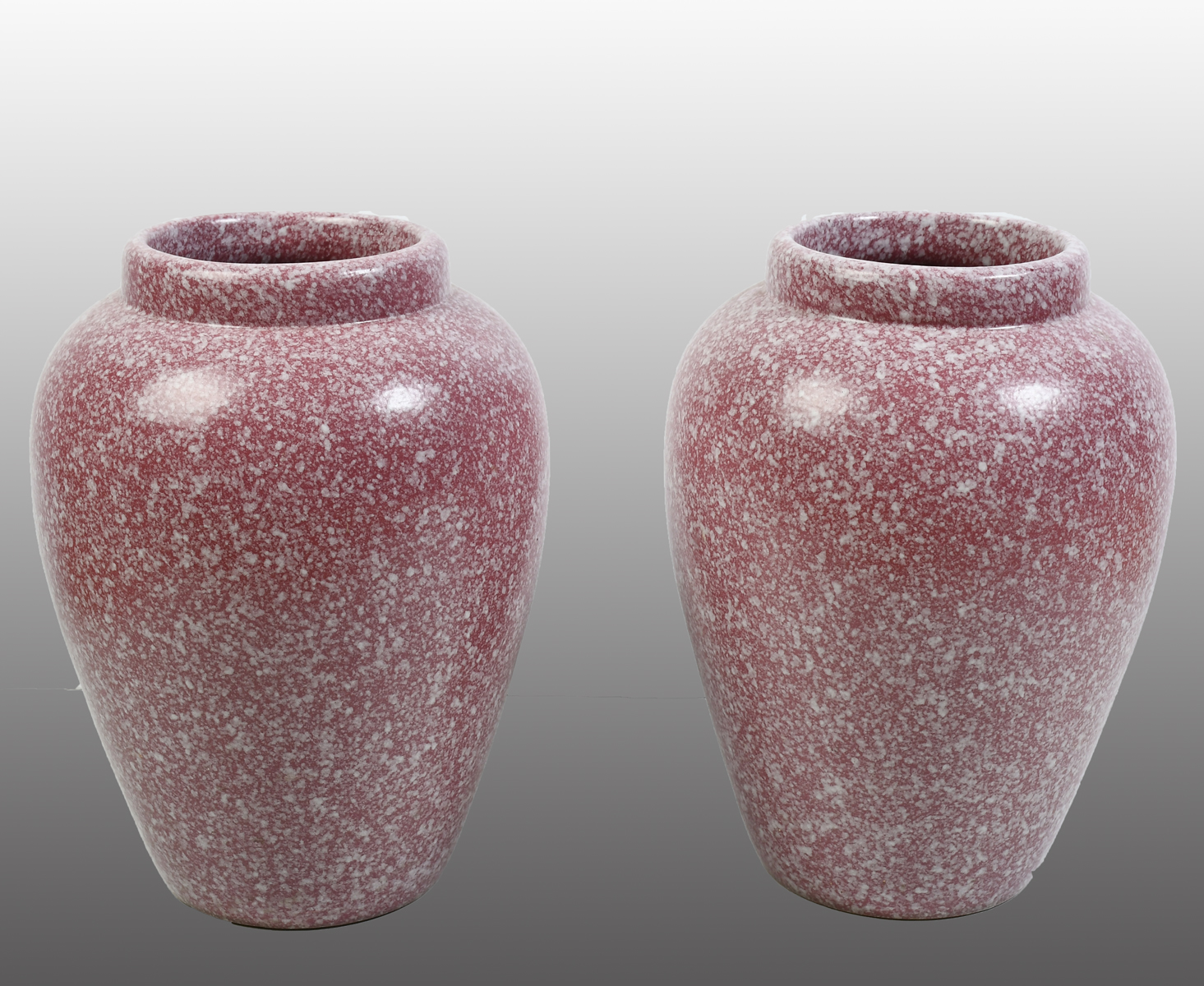 Appraisal: PAIR OF LARGE POTTERY VASES Pair of large vases having