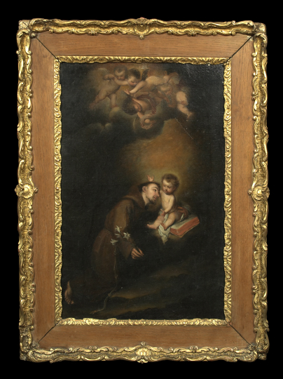 Appraisal: After Bartolome Esteban Murillo Spanish - Saint Anthony of Padua