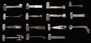 Appraisal: Collection of Wizard Cuff-Fastener Holdouts American and European s s