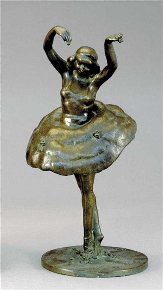 Appraisal: Charles Vital-Cornu French - THE DANCERbronze with dark brown patina