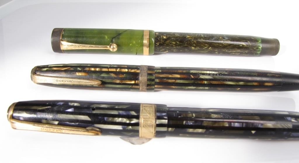 Appraisal: Vintage Parker Duofold Fountain Pens various designs