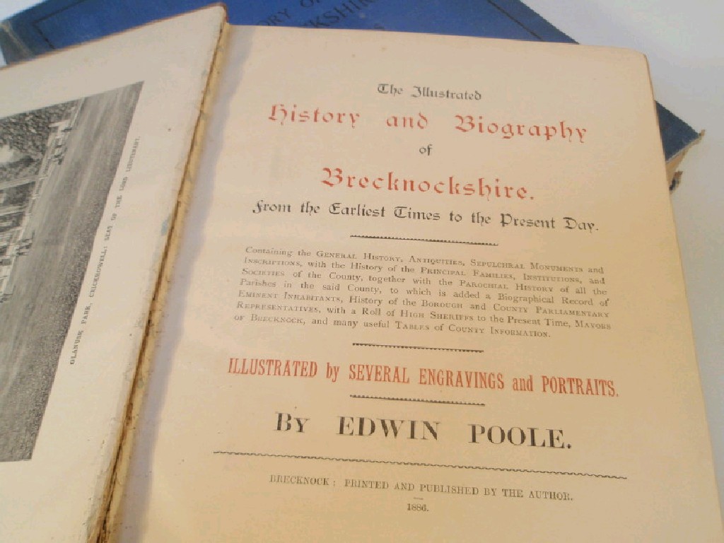 Appraisal: Poole Edwin - The Illustrated History and Biography of Brecknockshire