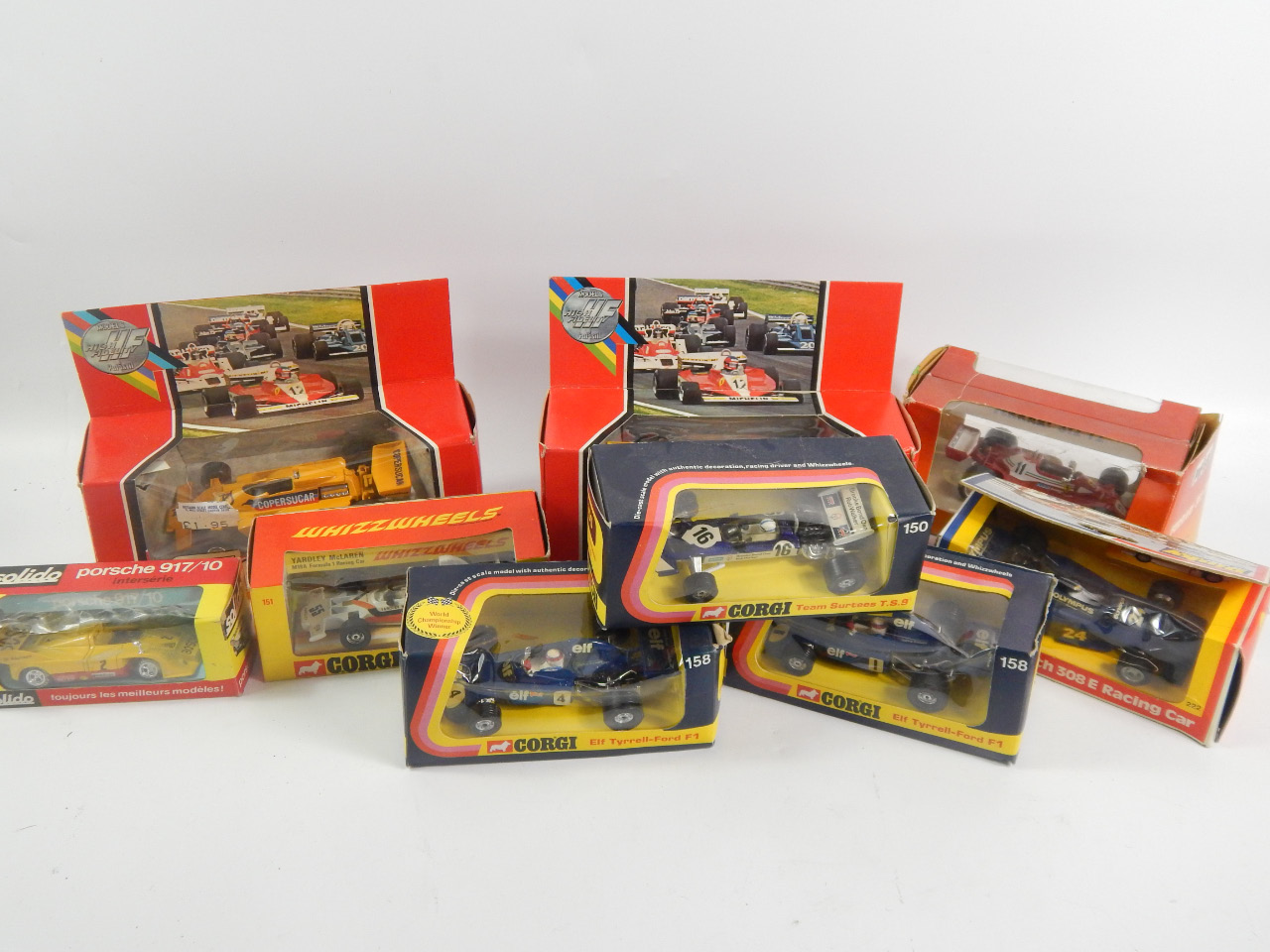 Appraisal: A collection of Corgi die cast model Formula One racing