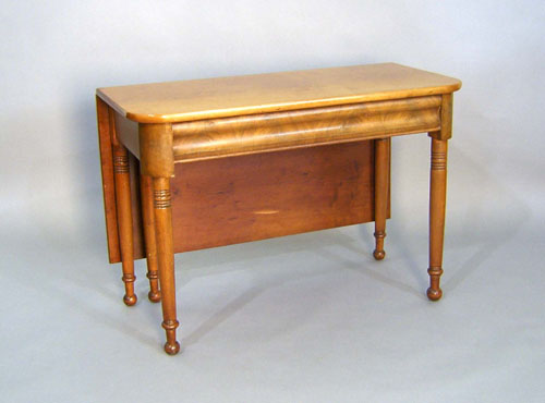 Appraisal: Sheraton drop leaf table h w together with a -drawer