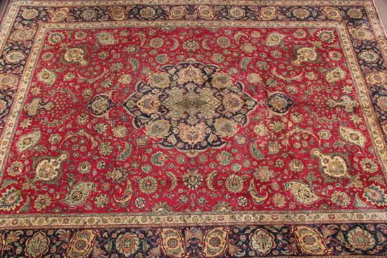 Appraisal: TABRIZ RUG ft in x ft in