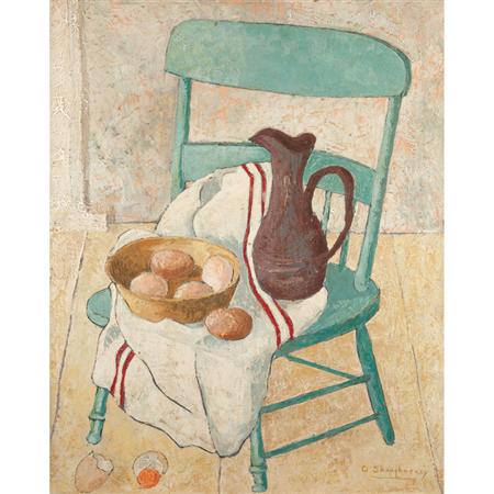 Appraisal: Michael O'Shaughnessy American th Century Nature Morte with Eggs Estimate