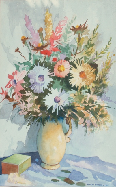 Appraisal: Howard Dodson i Still Life with Flowers ii An Afternoon