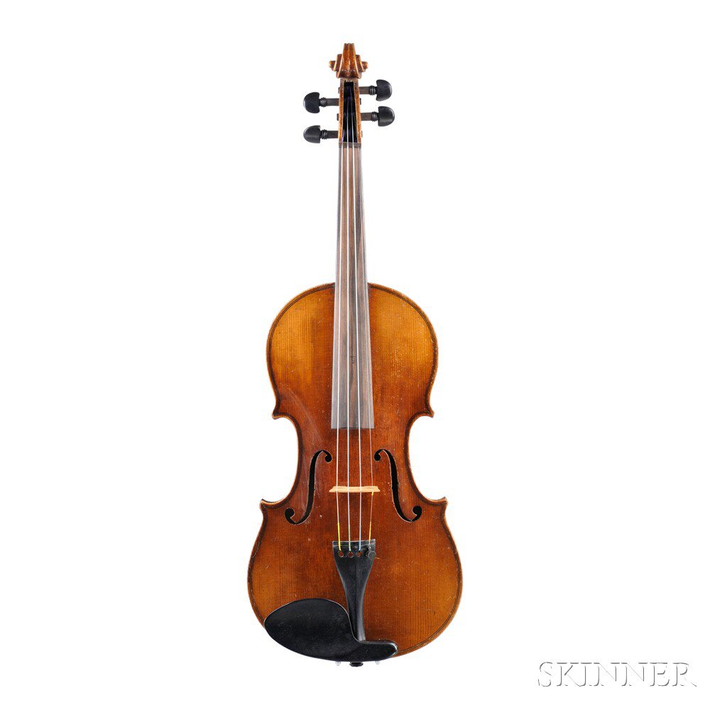 Appraisal: Modern French Violin Attributed to V Postiglione labeled ALFREDO CONTINO