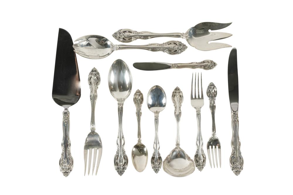 Appraisal: GORHAM LA SCALA STERLING FLATWARE SERVICEwith maker's marks further marked