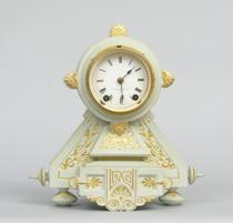 Appraisal: Seth Thomas Empire Style Clock Painted clock with gilt details