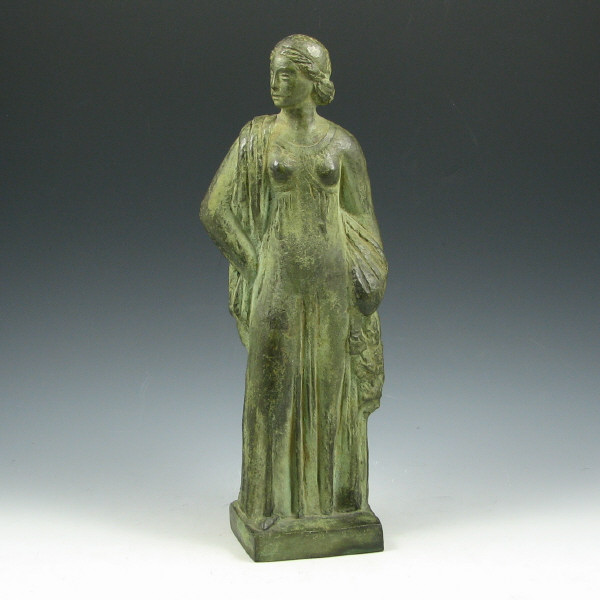 Appraisal: Amfora Almeda Gerdna figure of a Classical woman in verde