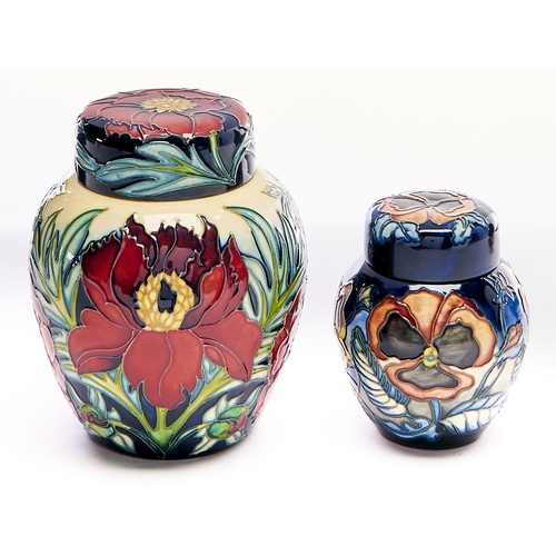 Appraisal: A Moorcroft Tree Peony ginger jar and cover and a