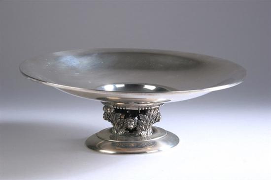 Appraisal: QUAKER SILVER CO STERLING SILVER COMPOTE Open-work pedestal base with