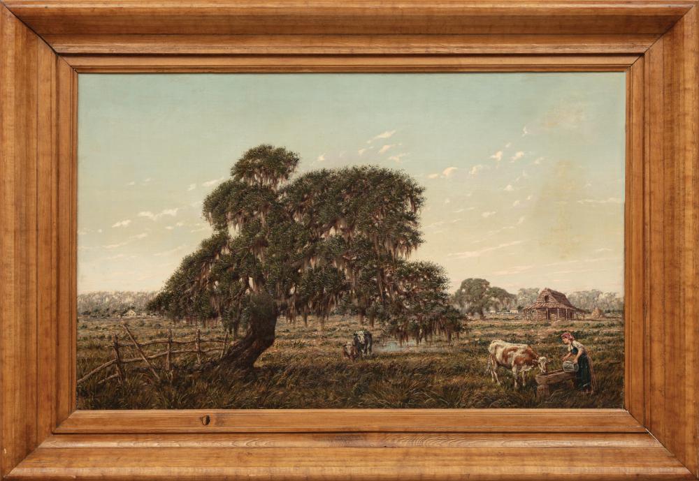 Appraisal: Marshall Joseph Smith Jr American Louisiana - Bucolic Louisiana Farmstead