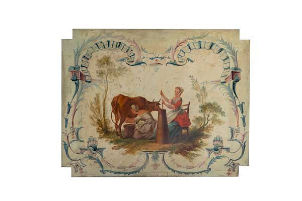 Appraisal: French School th century Pastoral scene French School th century