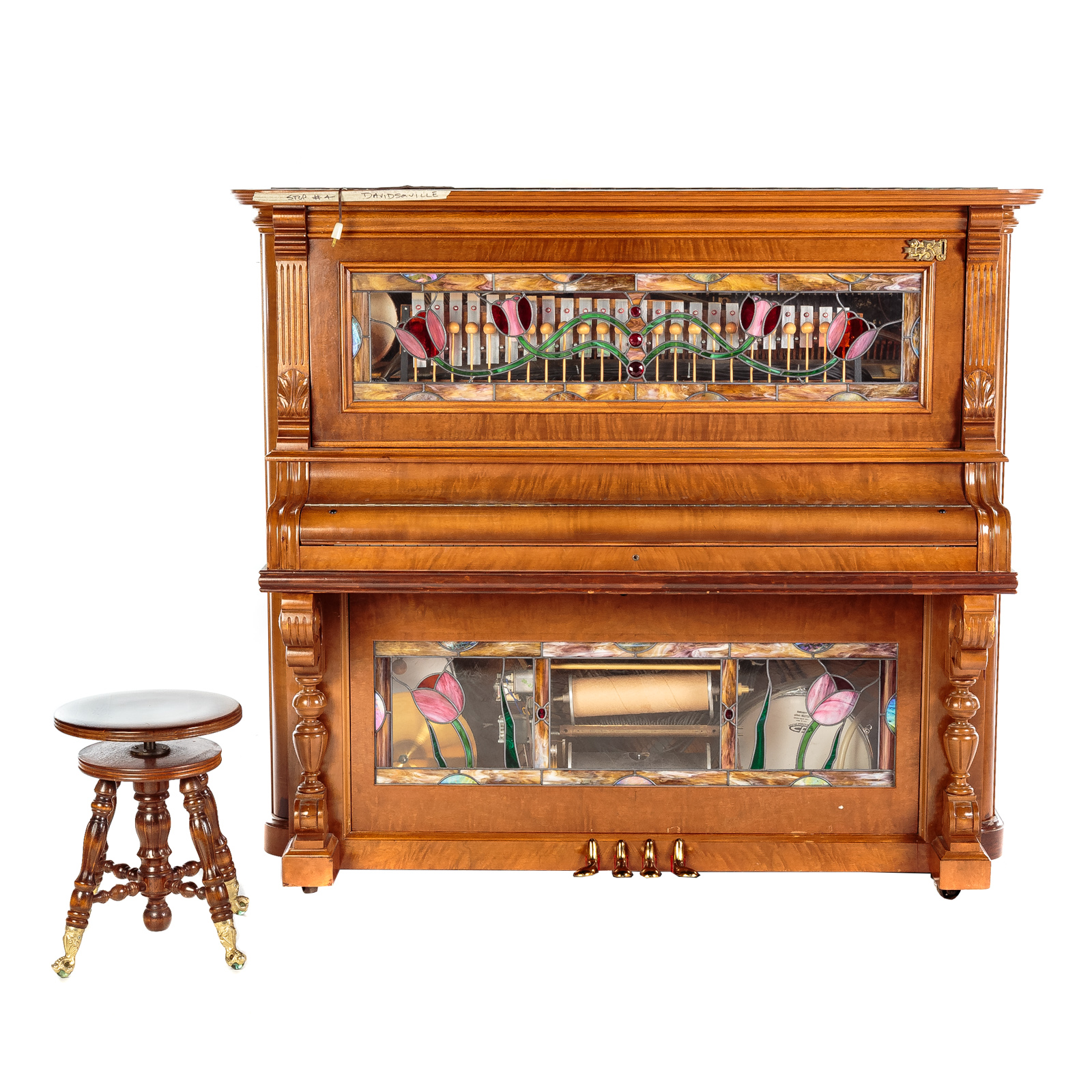 Appraisal: KROEGER PIANO NICKELODEON BAND ORGAN Circa - serial East Lake