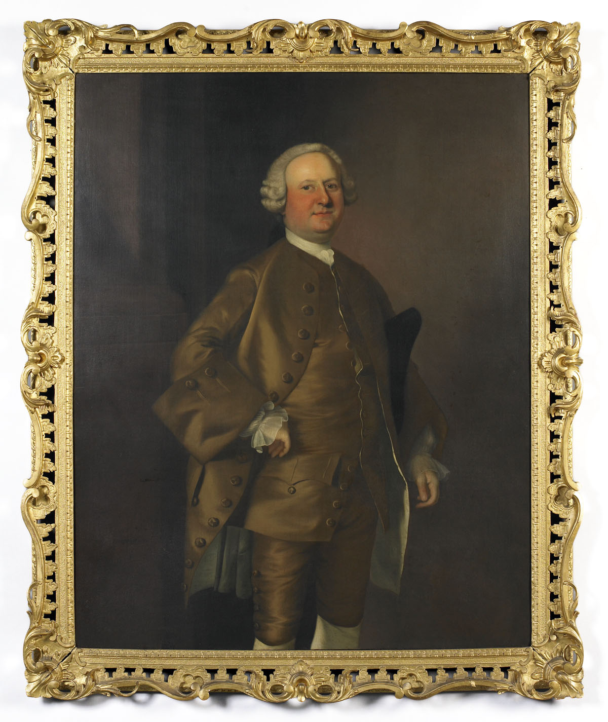 Appraisal: JOSEPH BLACKBURN BRITISH ACT - PORTRAIT OF JONATHAN SIMPSON Oil