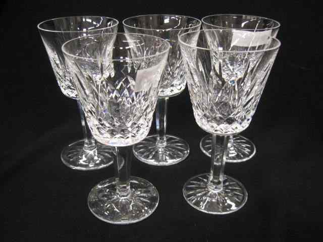 Appraisal: Waterford Crystal ''Lismore'' Wines '' signed excellent