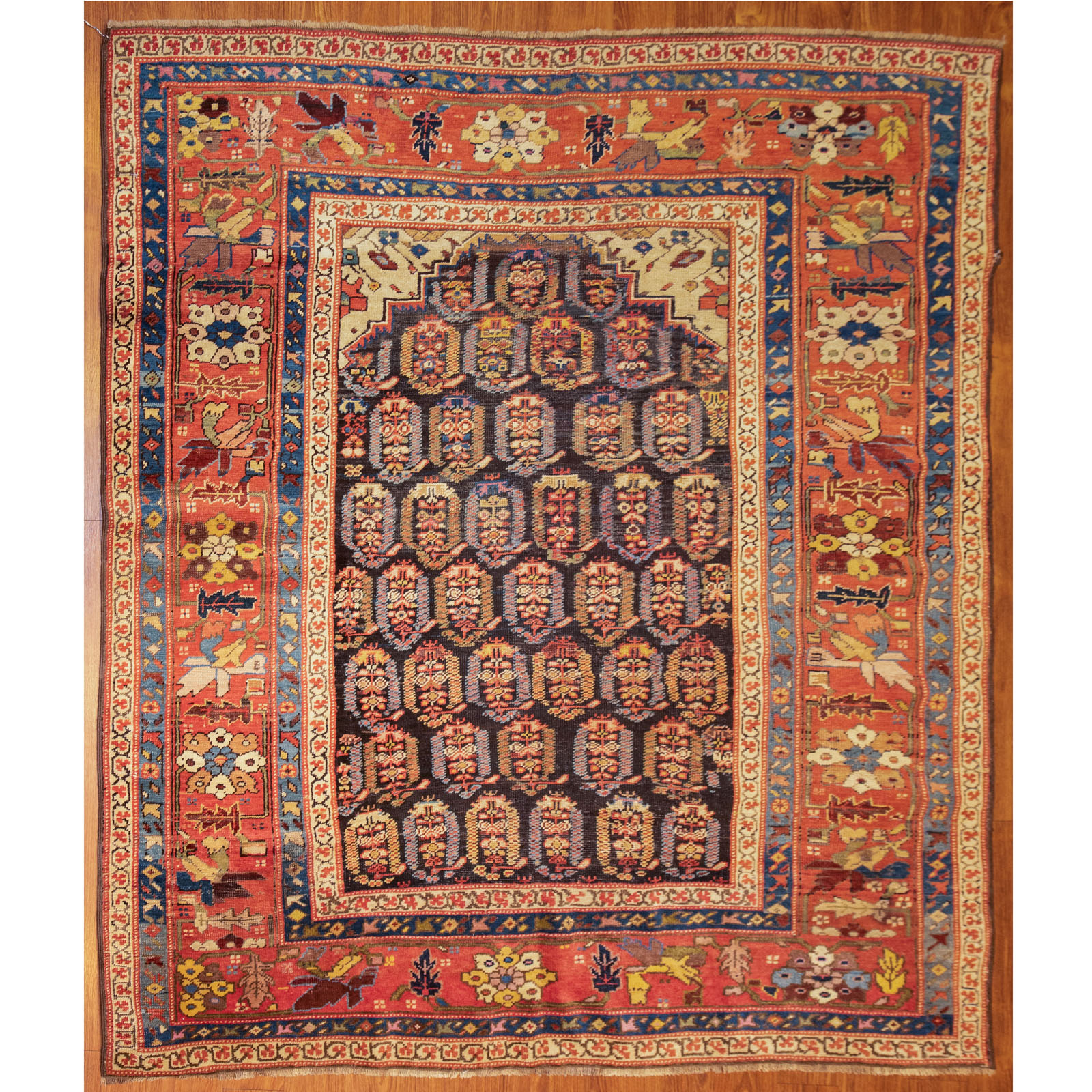 Appraisal: ANTIQUE BAKSHAISH RUG PERSIA X First quarter- th century hand-knotted