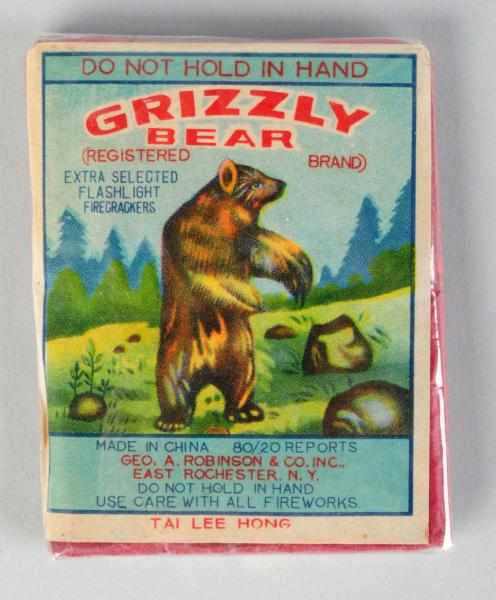 Appraisal: Grizzly Bear -Pack Firecrackers Class Manufactured by Tai Lee Hong