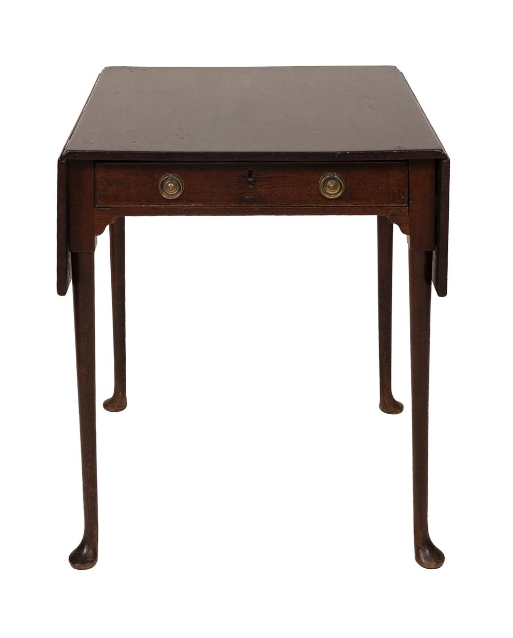 Appraisal: ENGLISH QUEEN ANNE PEMBROKE TABLE TH TH CENTURY HEIGHT WIDTH