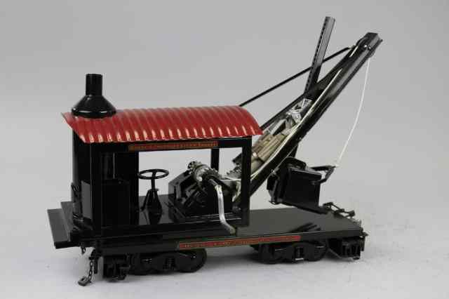 Appraisal: T-REPRODUCTION IMPROVED LOCOMOTIVE STEAM SHOVEL Contemporary pressed steel example late