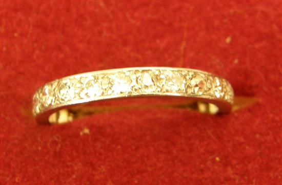 Appraisal: Diamond set eternity ring