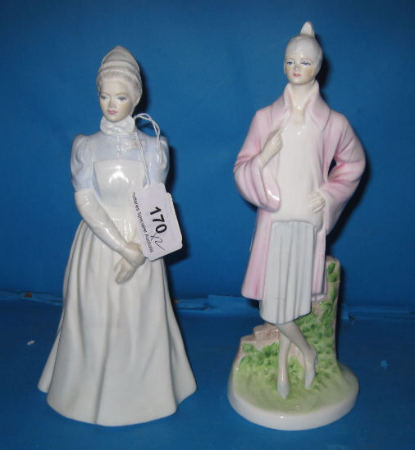 Appraisal: Coalport figures Ladies of fashion Miss And St Mary's Nurse