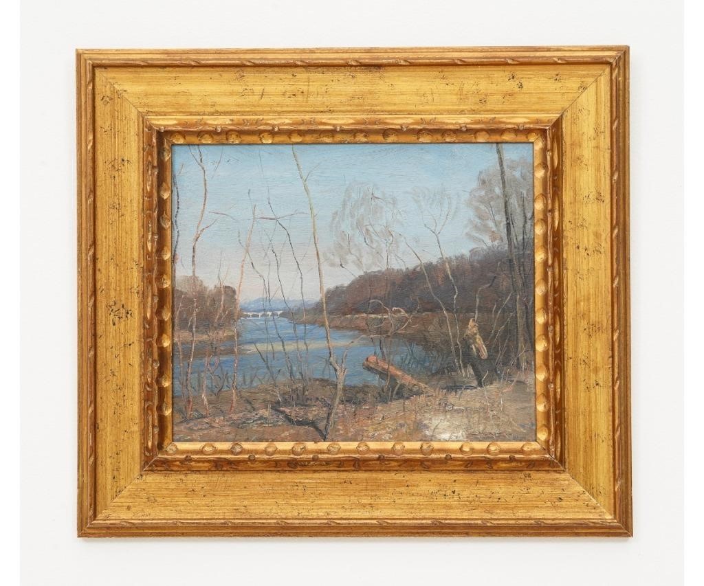 Appraisal: Walter Emerson Baum - PA oil on board probably the