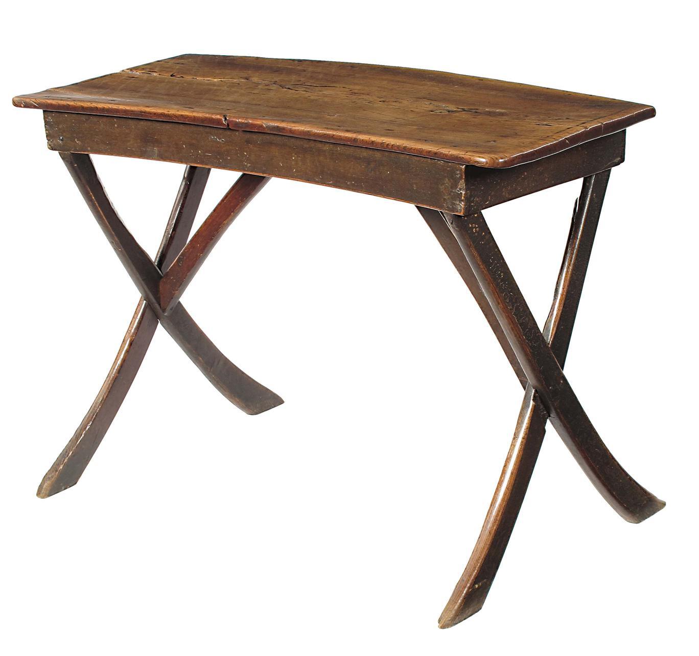 Appraisal: An early th century concave tavern table