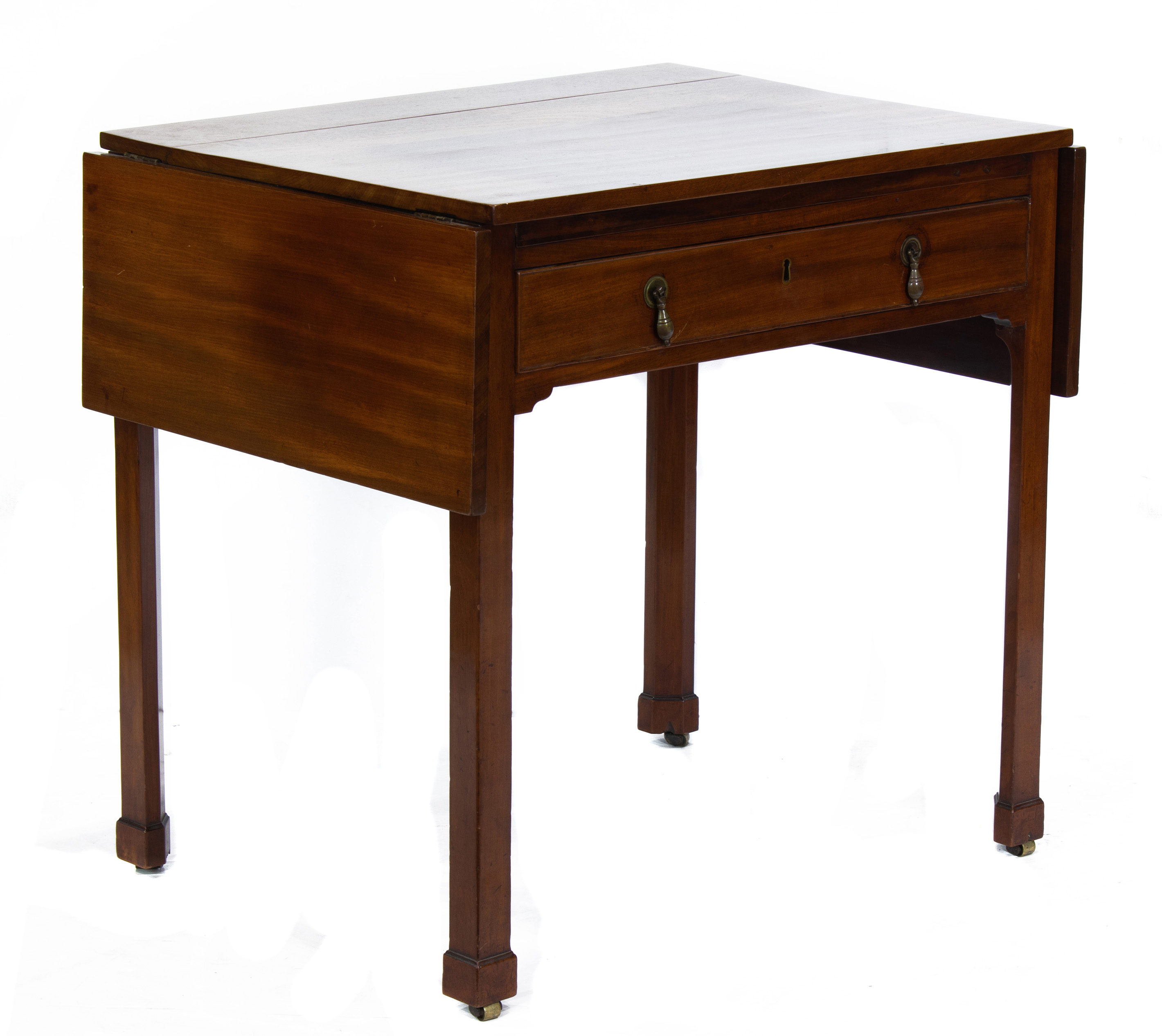 Appraisal: AN ENGLISH GEORGE III MAHOGANY ARCHITECT'S TABLE WITH MOVABLE TOP