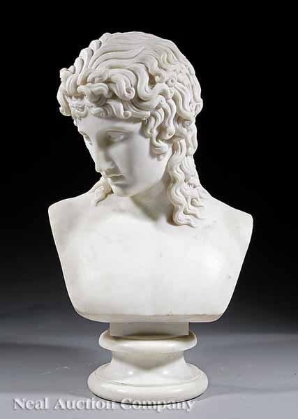 Appraisal: Italian School mid- th c Bust of Apollo after the