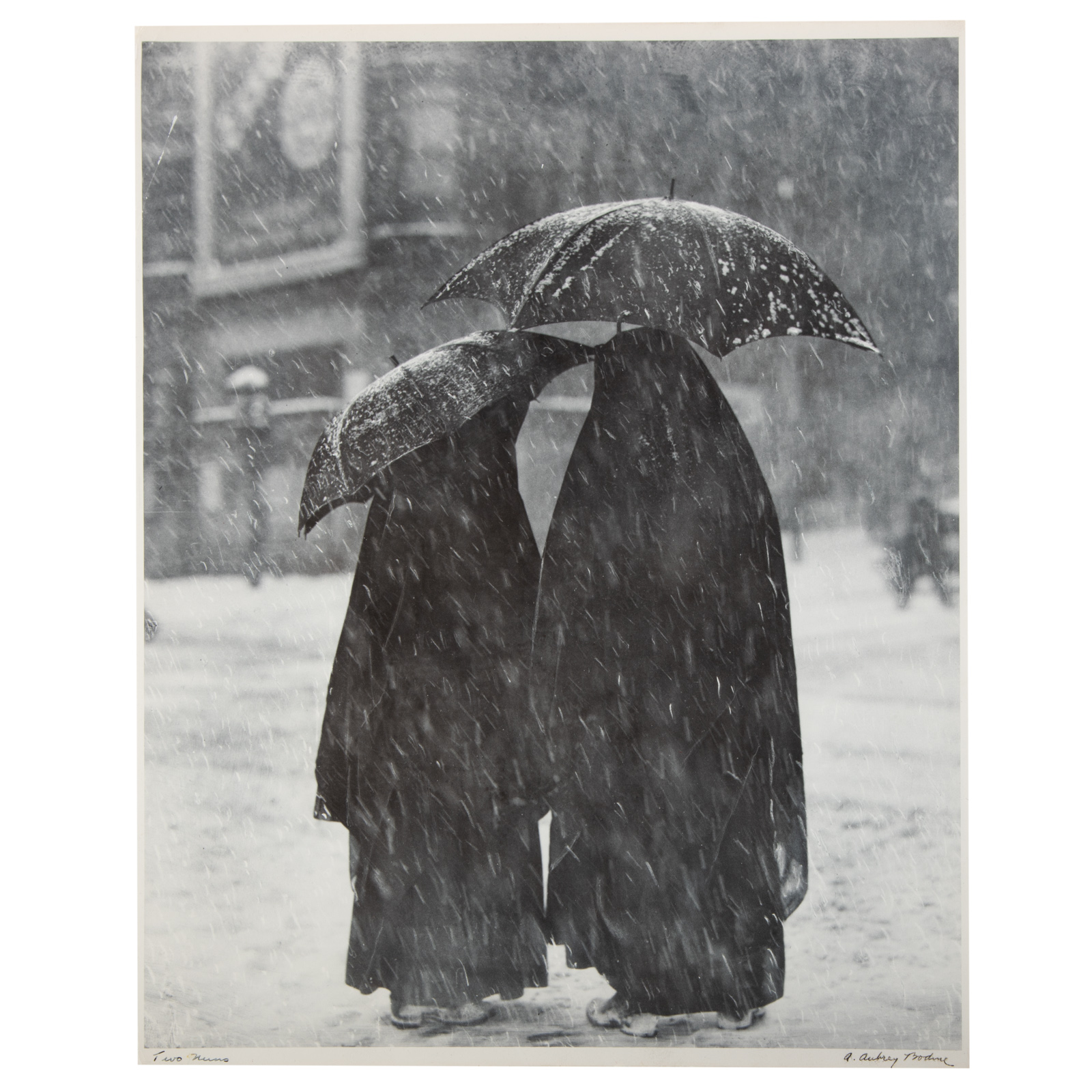 Appraisal: A AUBREY BODINE TWO NUNS American - Gelatin silver print